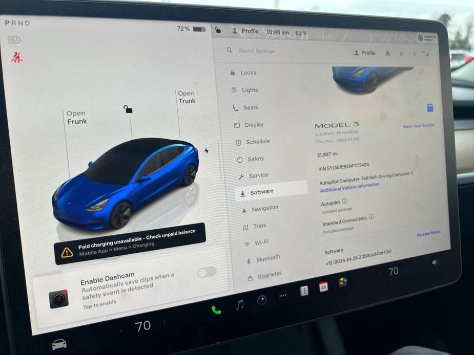 used 2022 Tesla Model 3 car, priced at $29,500