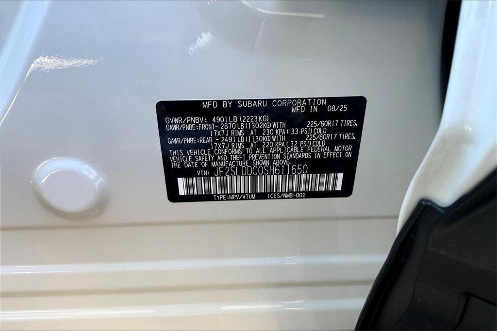 new 2025 Subaru Forester car, priced at $36,925