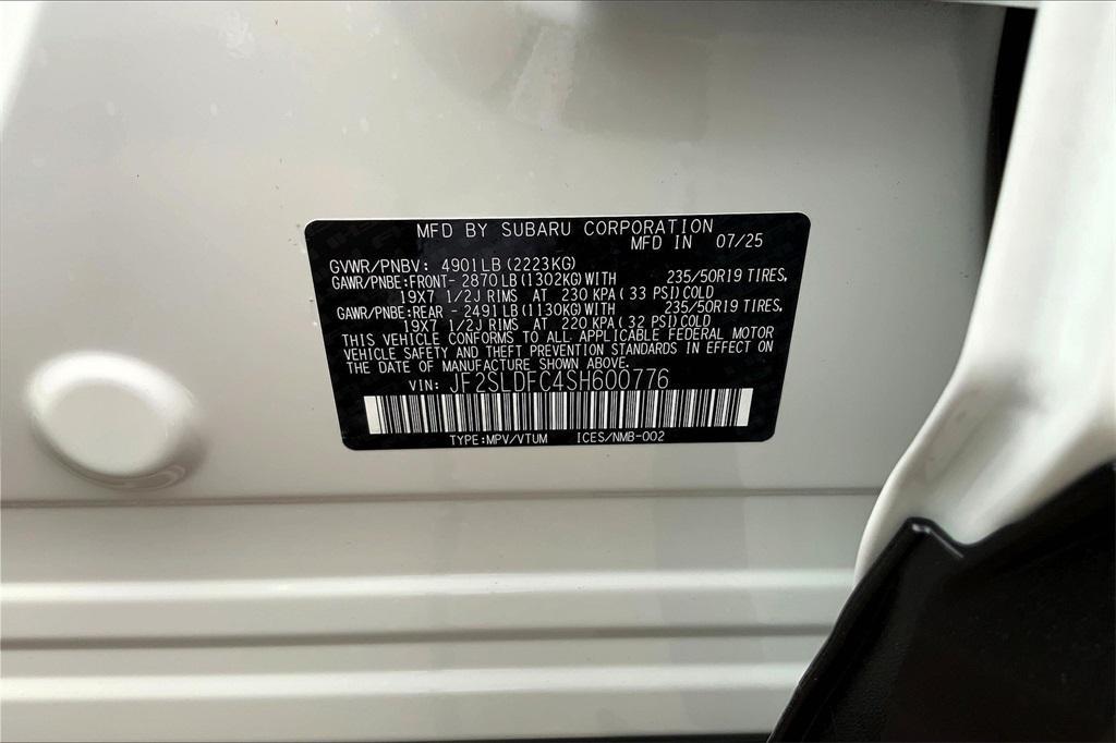 new 2025 Subaru Forester car, priced at $37,063