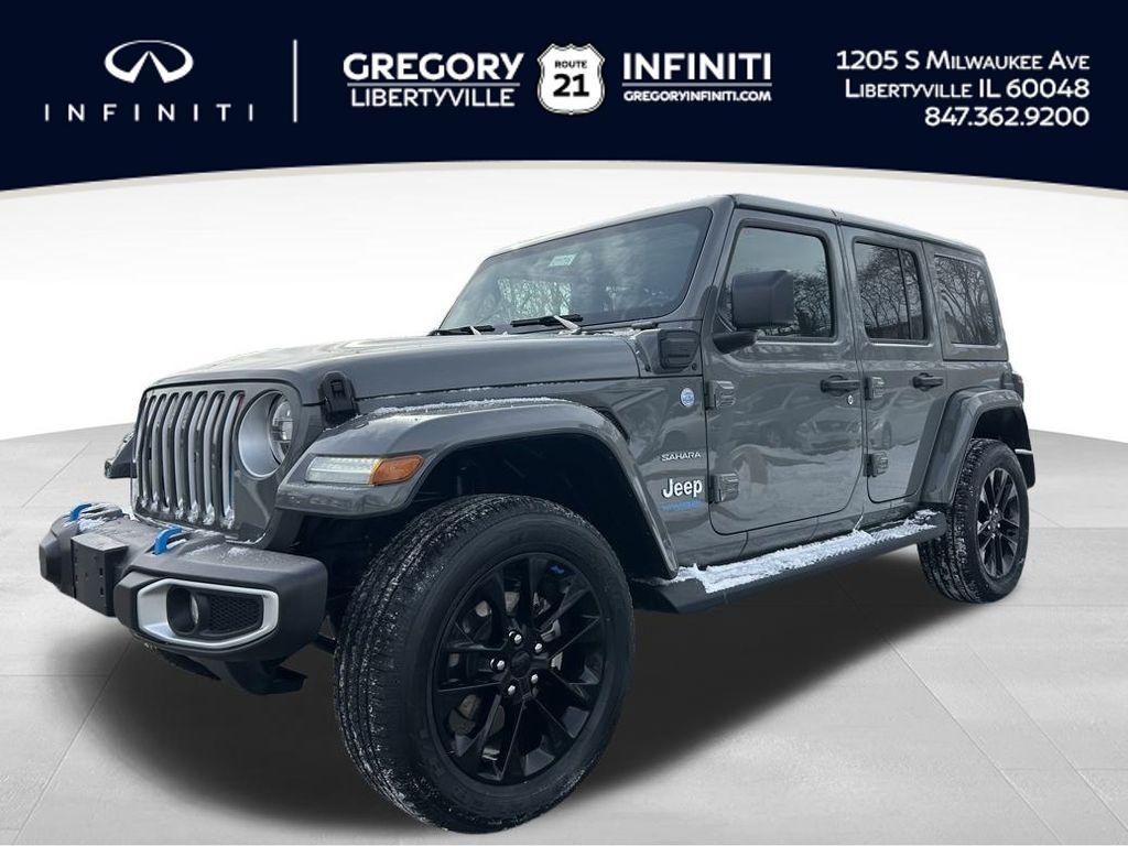 used 2022 Jeep Wrangler Unlimited 4xe car, priced at $29,386