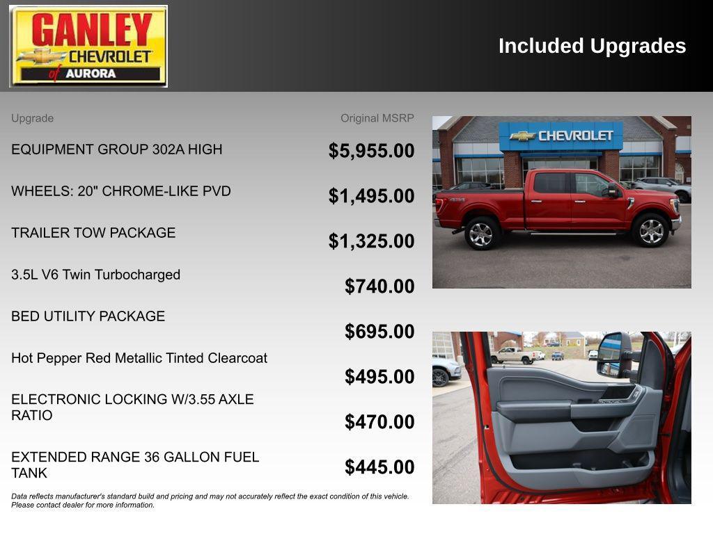 used 2023 Ford F-150 car, priced at $39,900