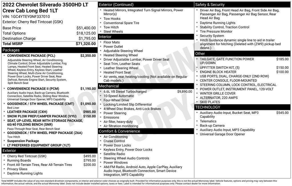 used 2022 Chevrolet Silverado 3500 car, priced at $27,500