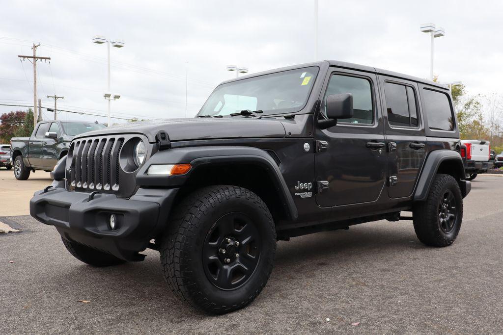used 2020 Jeep Wrangler Unlimited car, priced at $22,500