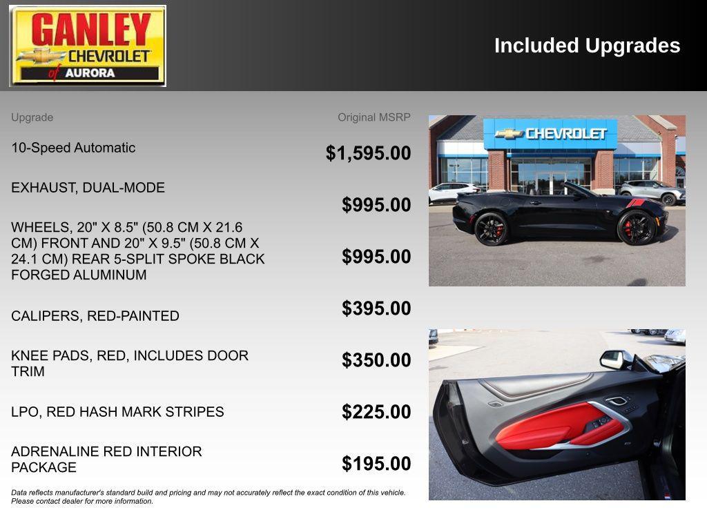 used 2023 Chevrolet Camaro car, priced at $49,500