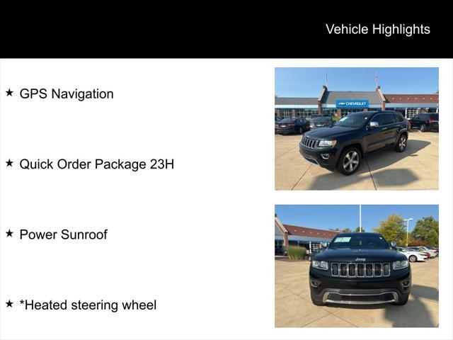 used 2015 Jeep Grand Cherokee car, priced at $11,974