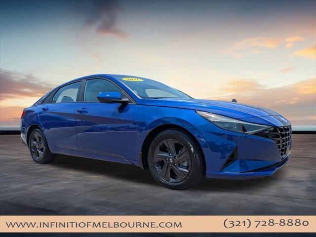 used 2021 Hyundai Elantra car, priced at $21,356