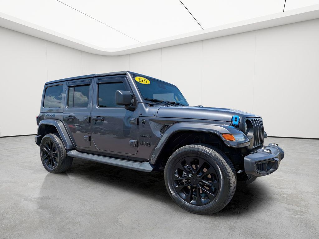used 2021 Jeep Wrangler Unlimited 4xe car, priced at $28,998
