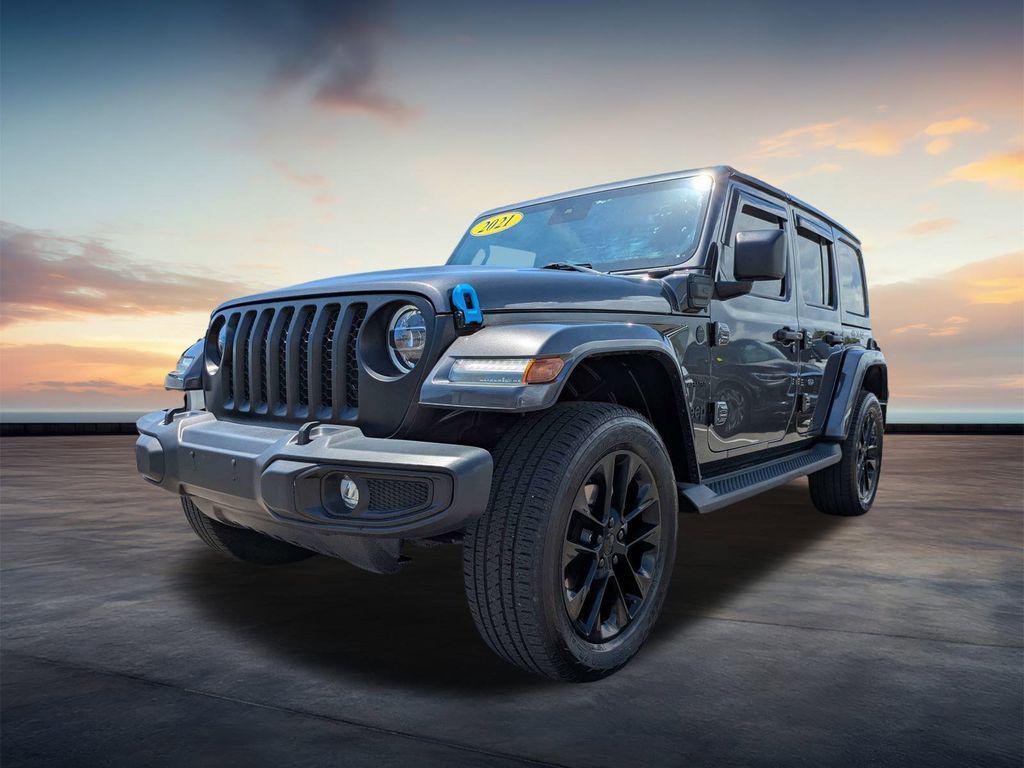 used 2021 Jeep Wrangler Unlimited 4xe car, priced at $29,629