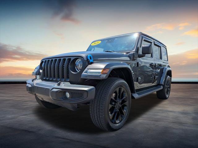 used 2021 Jeep Wrangler Unlimited 4xe car, priced at $32,804