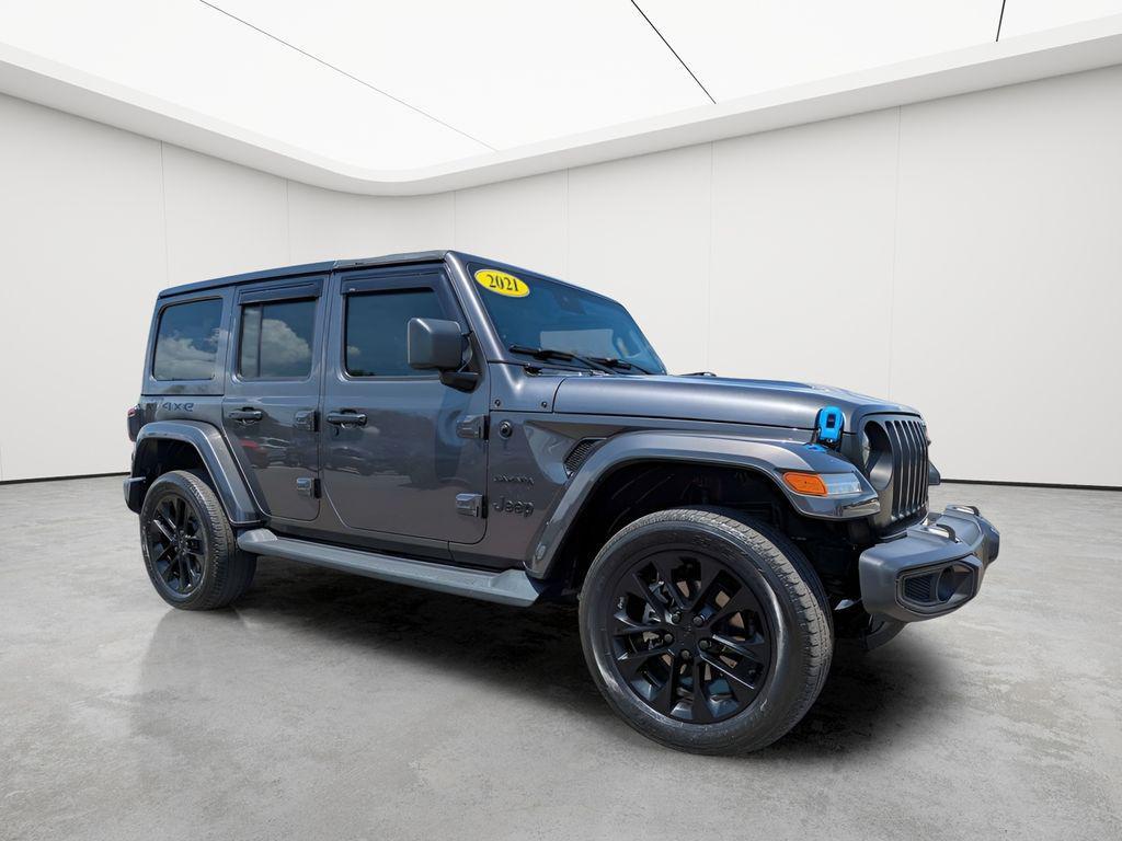 used 2021 Jeep Wrangler Unlimited 4xe car, priced at $28,998