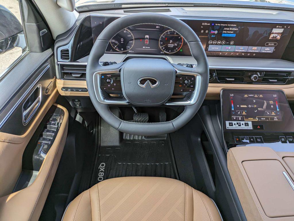 new 2025 INFINITI QX80 car, priced at $84,576