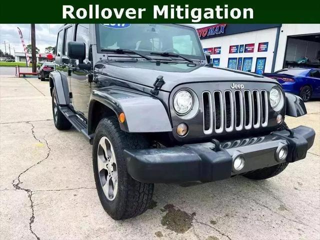 used 2017 Jeep Wrangler Unlimited car, priced at $21,995