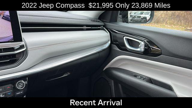 used 2022 Jeep Compass car, priced at $21,995
