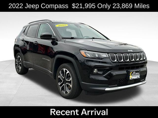 used 2022 Jeep Compass car, priced at $21,995