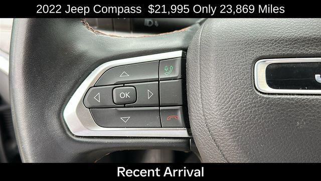 used 2022 Jeep Compass car, priced at $21,995