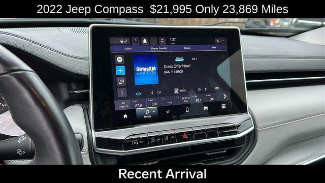 used 2022 Jeep Compass car, priced at $21,995