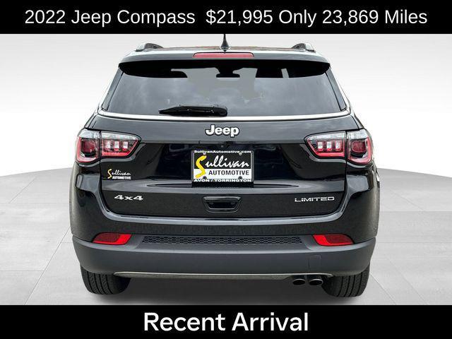 used 2022 Jeep Compass car, priced at $21,995