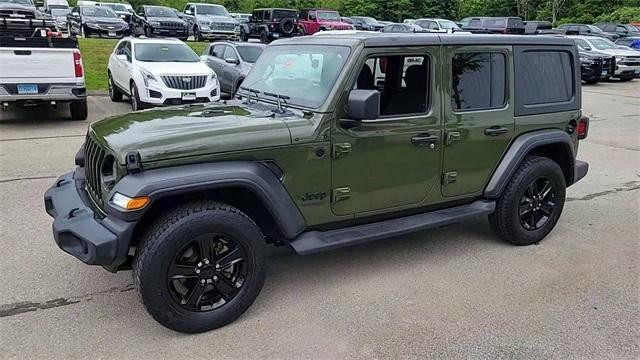 used 2021 Jeep Wrangler Unlimited car, priced at $32,694