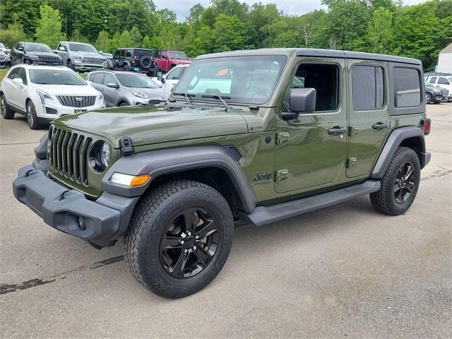 used 2021 Jeep Wrangler Unlimited car, priced at $32,694