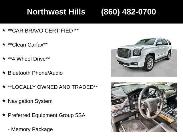used 2017 GMC Yukon car, priced at $24,088