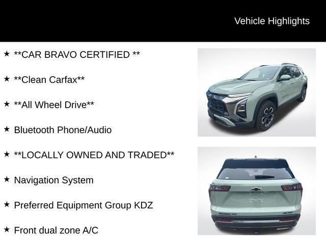 used 2025 Chevrolet Equinox car, priced at $35,999
