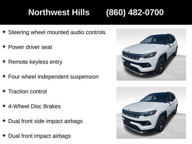 used 2022 Jeep Compass car, priced at $23,409