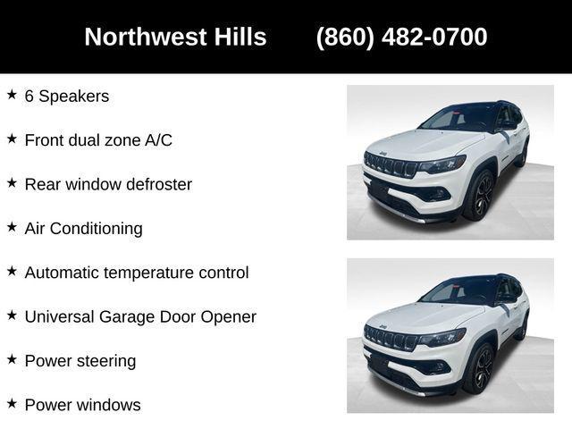 used 2022 Jeep Compass car, priced at $23,409