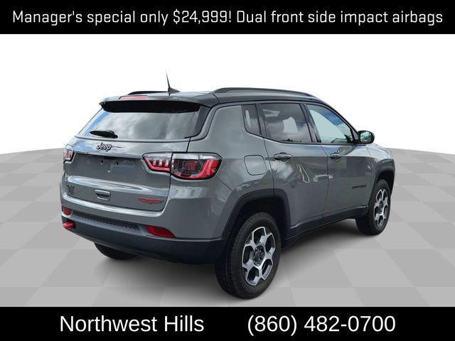 used 2022 Jeep Compass car, priced at $24,999