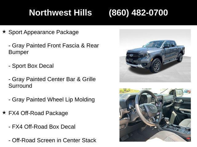 used 2024 Ford Ranger car, priced at $37,423