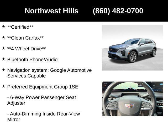 used 2025 Cadillac XT4 car, priced at $34,487