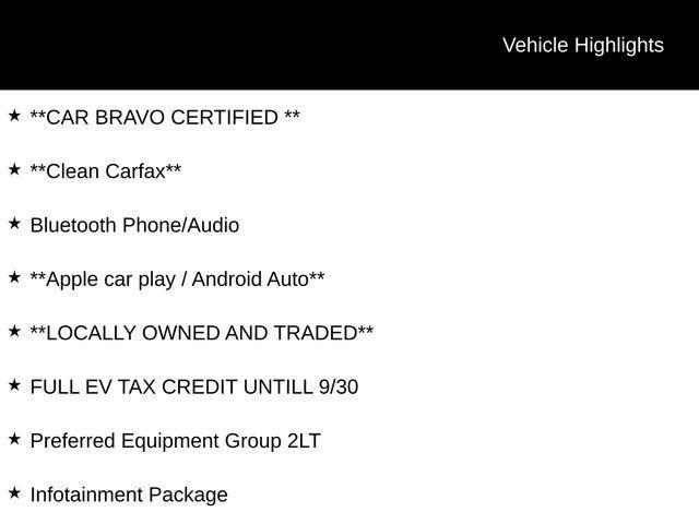 used 2022 Chevrolet Bolt EV car, priced at $18,390