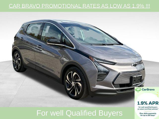 used 2022 Chevrolet Bolt EV car, priced at $18,390