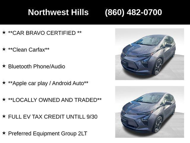 used 2022 Chevrolet Bolt EV car, priced at $18,999