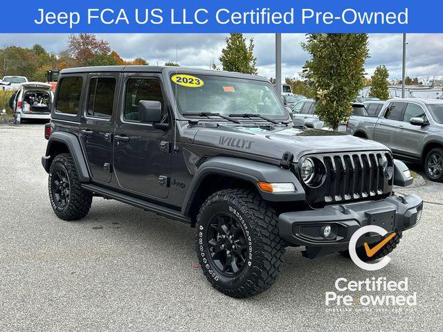 used 2023 Jeep Wrangler car, priced at $35,495