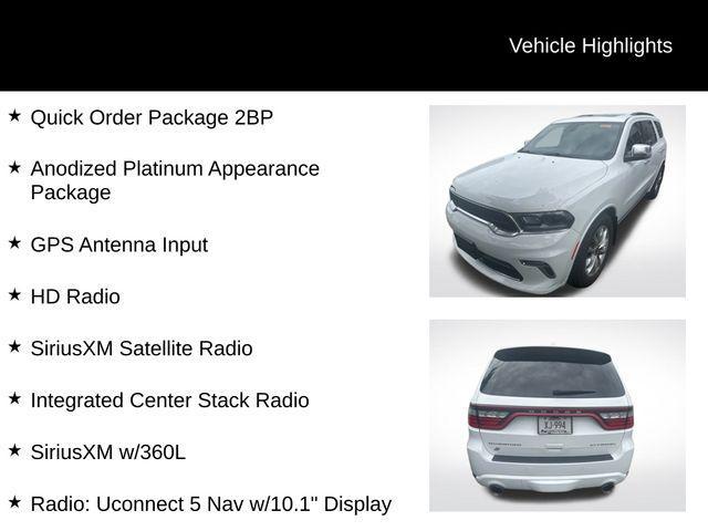 used 2021 Dodge Durango car, priced at $33,999