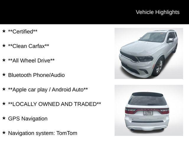 used 2021 Dodge Durango car, priced at $33,999
