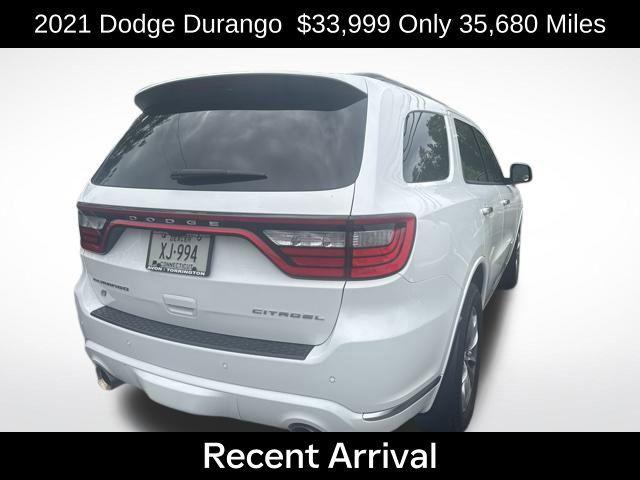used 2021 Dodge Durango car, priced at $33,999