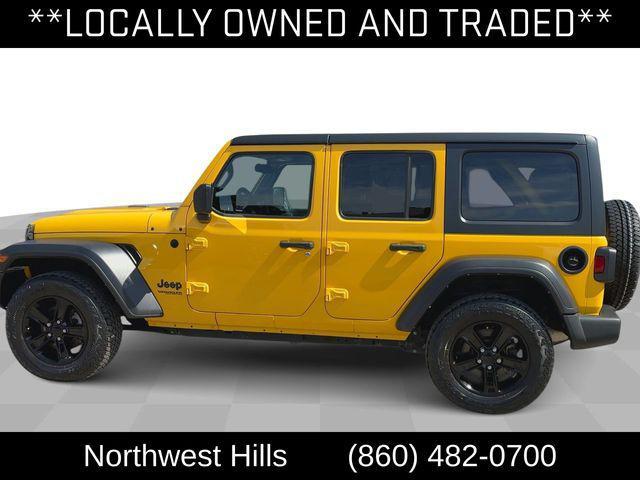 used 2021 Jeep Wrangler Unlimited car, priced at $32,110