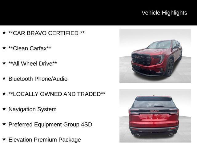 used 2025 GMC Acadia car, priced at $46,999
