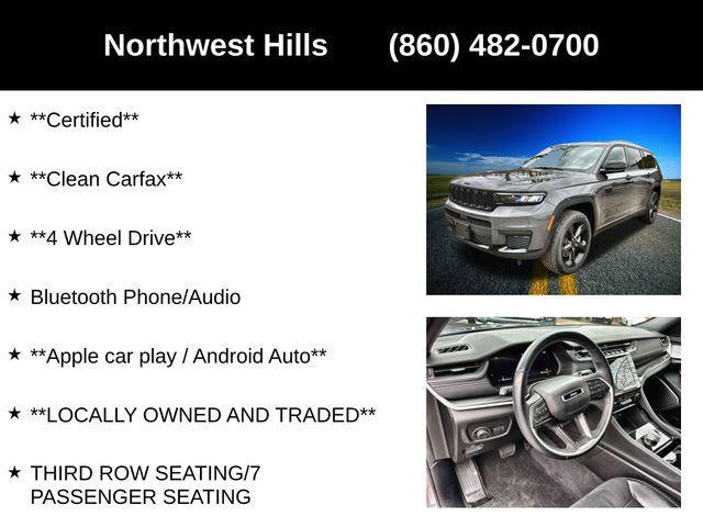 used 2021 Jeep Grand Cherokee L car, priced at $29,995