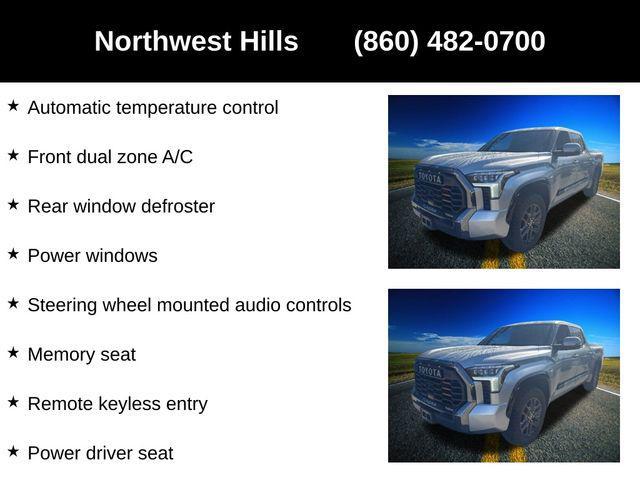 used 2022 Toyota Tundra car, priced at $50,560