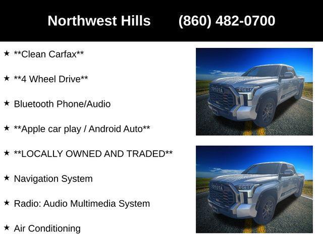 used 2022 Toyota Tundra car, priced at $50,560