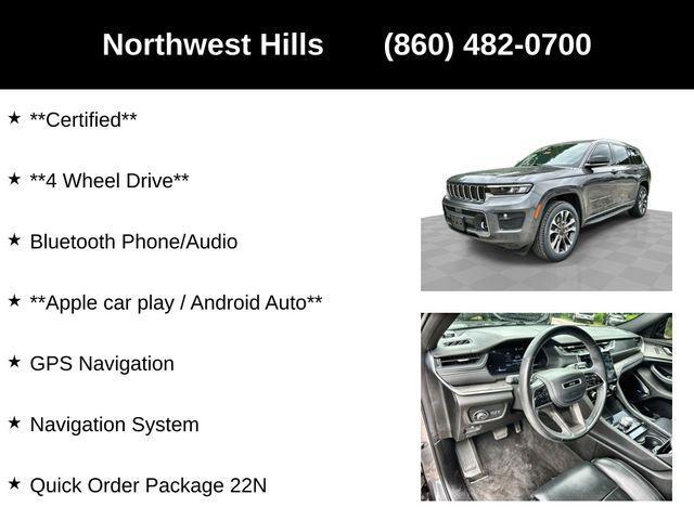 used 2021 Jeep Grand Cherokee L car, priced at $34,556