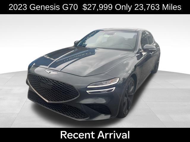 used 2023 Genesis G70 car, priced at $27,999