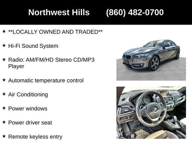 used 2017 BMW 230 car, priced at $17,499