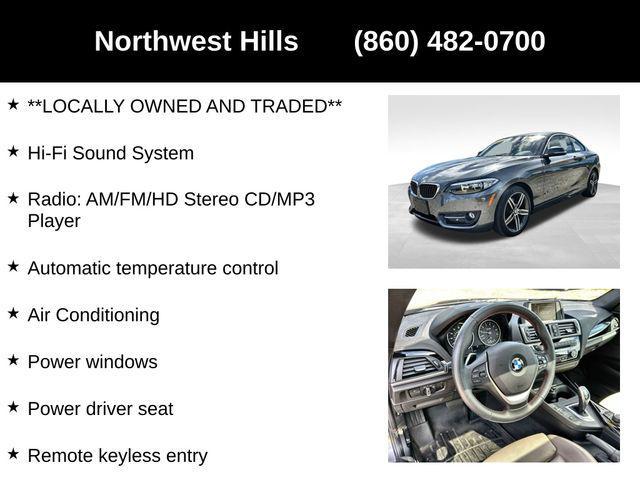 used 2017 BMW 230 car, priced at $18,838