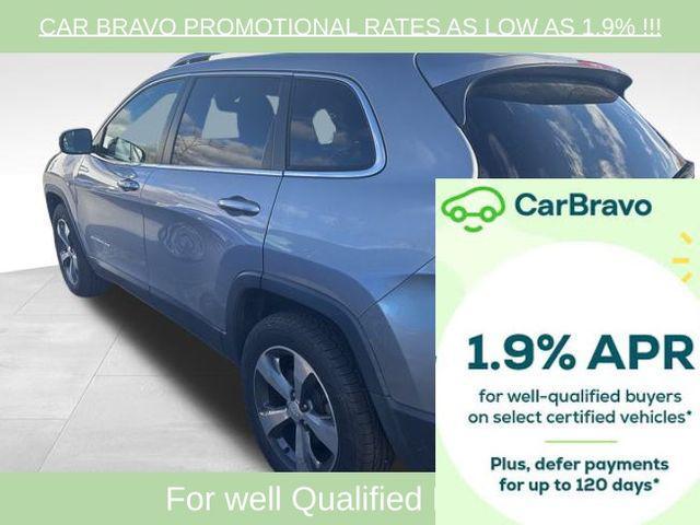 used 2019 Jeep Cherokee car, priced at $19,644
