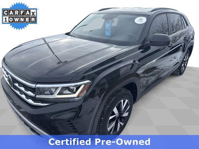 used 2022 Volkswagen Atlas Cross Sport car, priced at $24,976