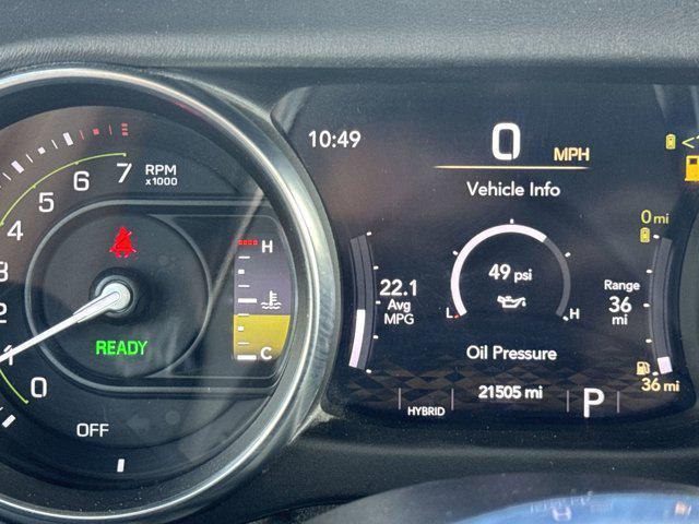 used 2022 Jeep Wrangler Unlimited 4xe car, priced at $37,943