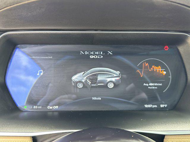 used 2016 Tesla Model X car, priced at $23,554